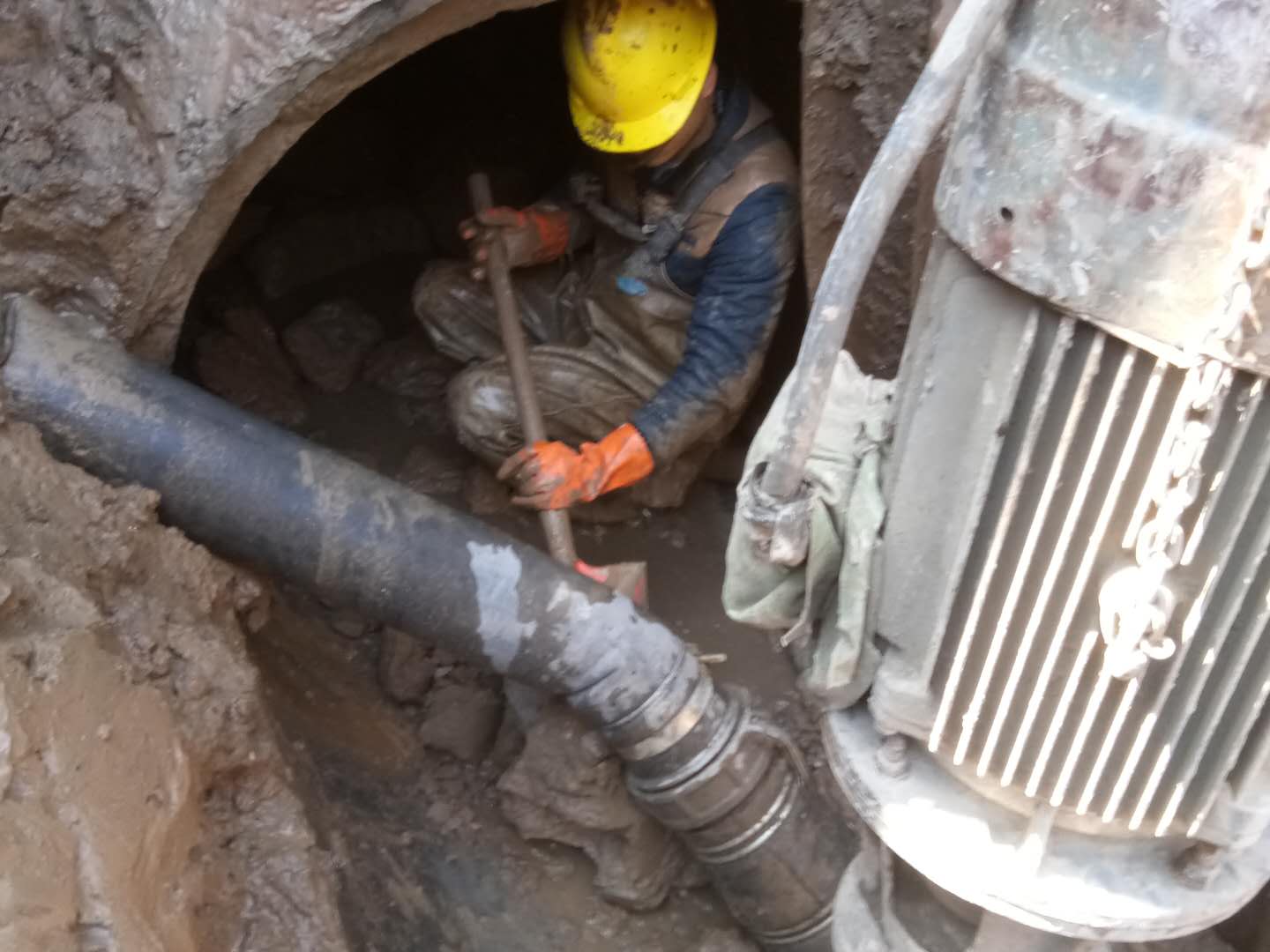 光村镇管道清淤